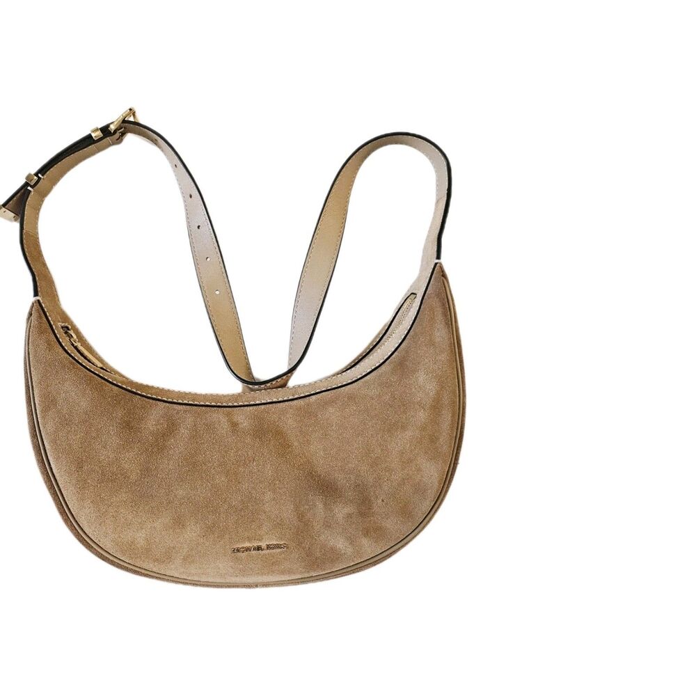 Michael Kors Women's Suede Crossbody Bag - Picture 4 of 10